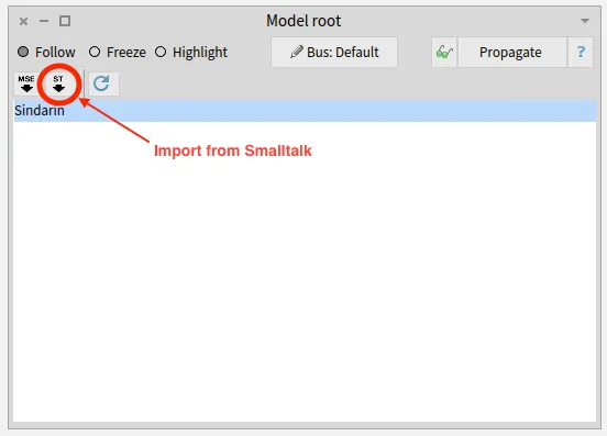 "Model Root Browser"