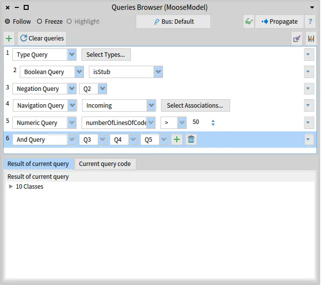 "The brand new Queries Browser"