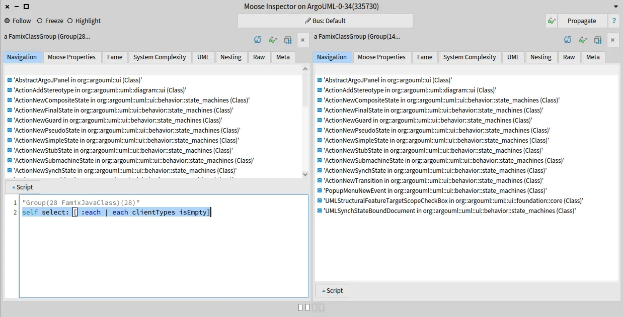 Requiest empty clientTypes list