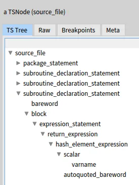 External AST from Tree-Sitter