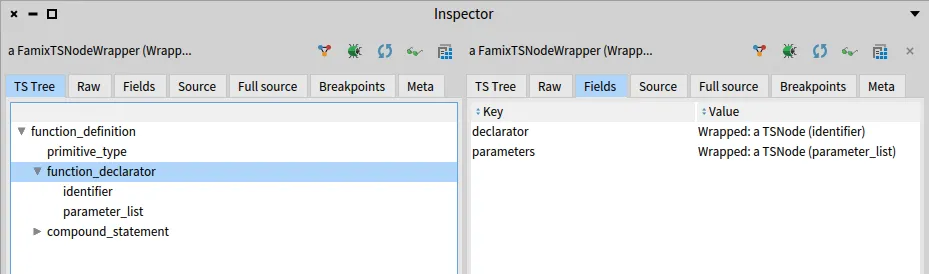 function declarator