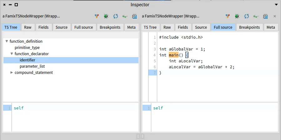 function definition ast
