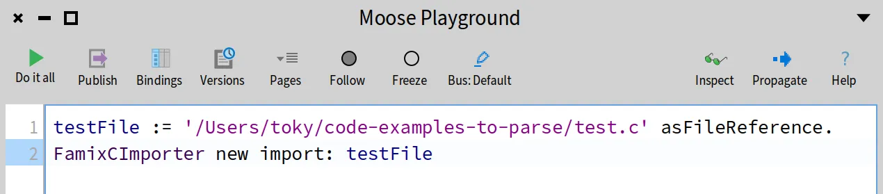 import c project