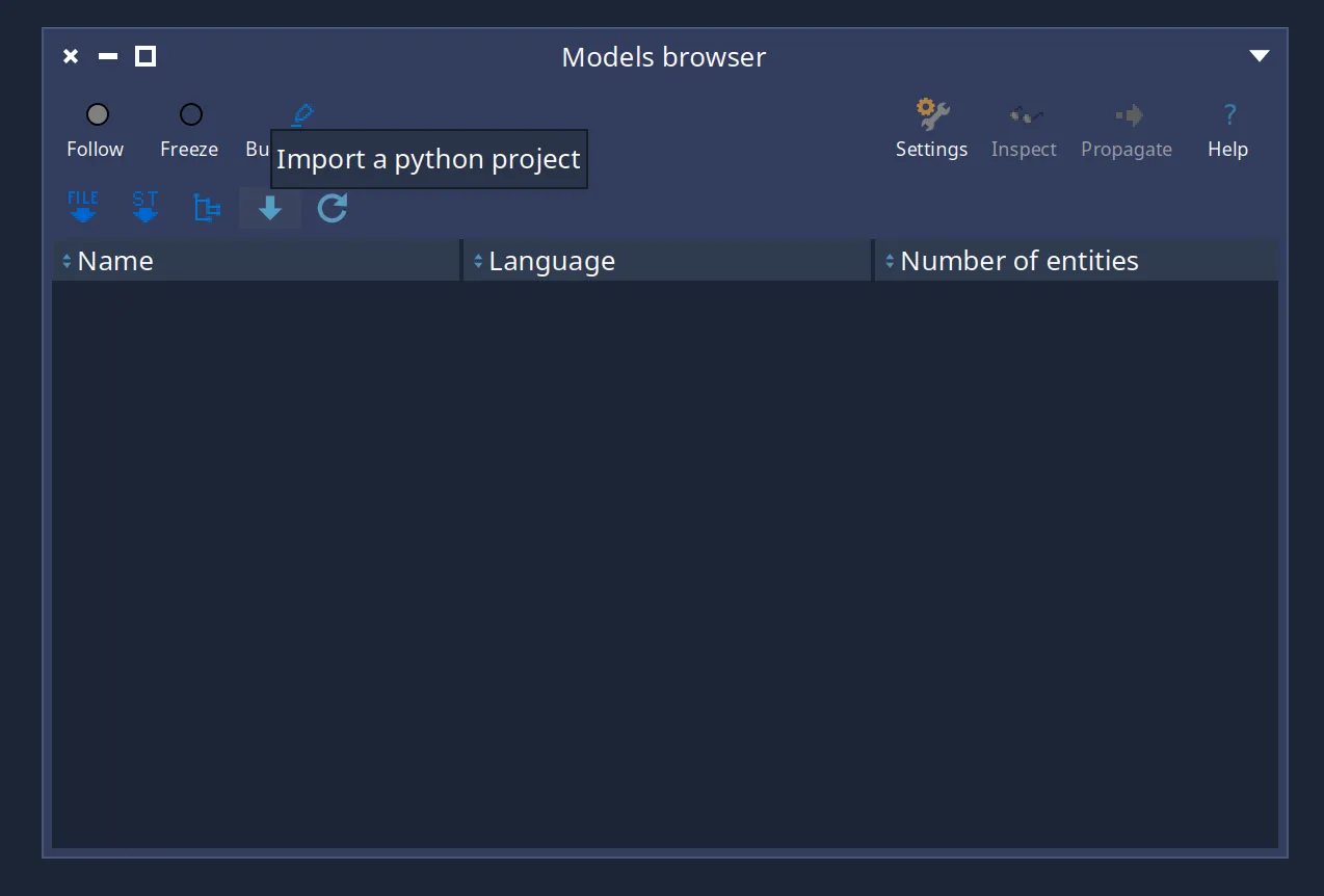 Model browser