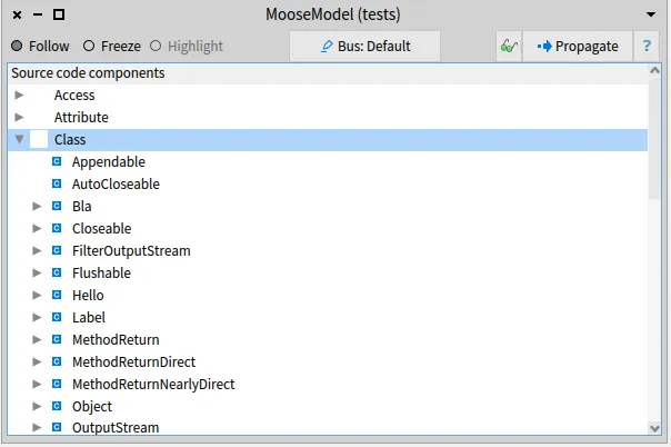 Moose Model Browser
