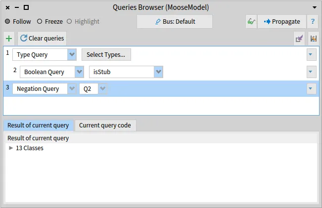"The brand new Queries Browser"