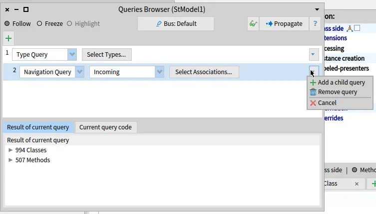 Queries Browser