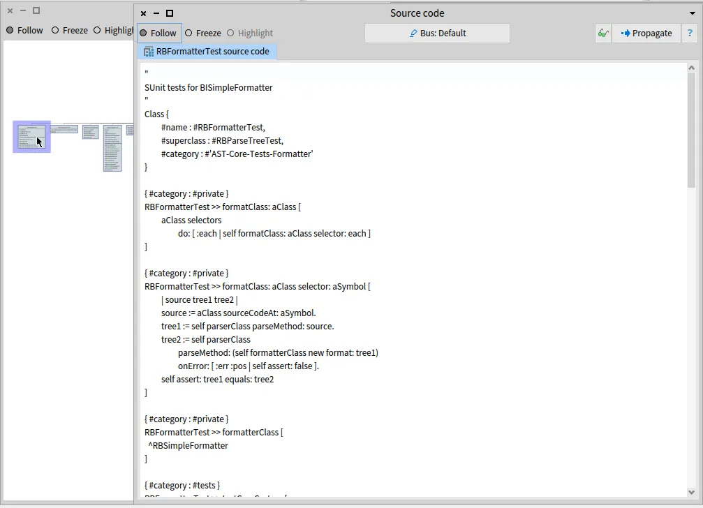 Source code Browser