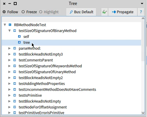 Tree browser