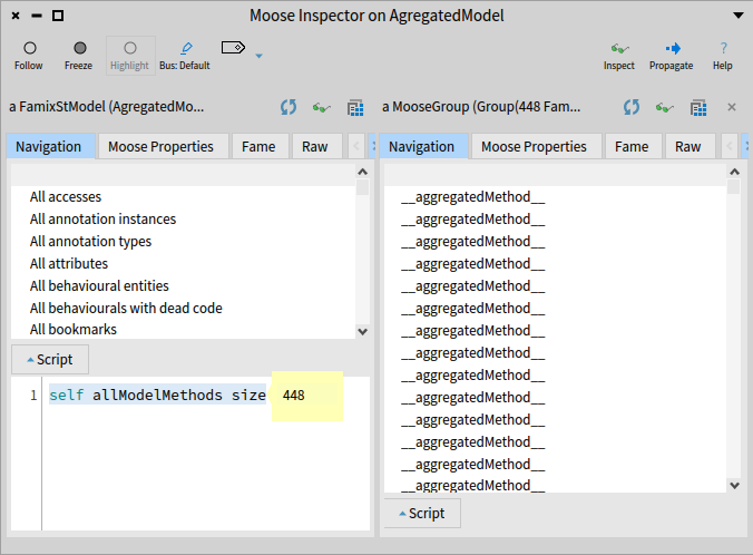 "Aggregated Model Number Of Methods"