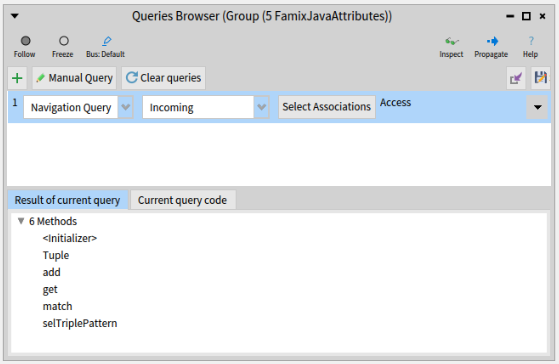 "The methods accessing the 5 attributes propagated"