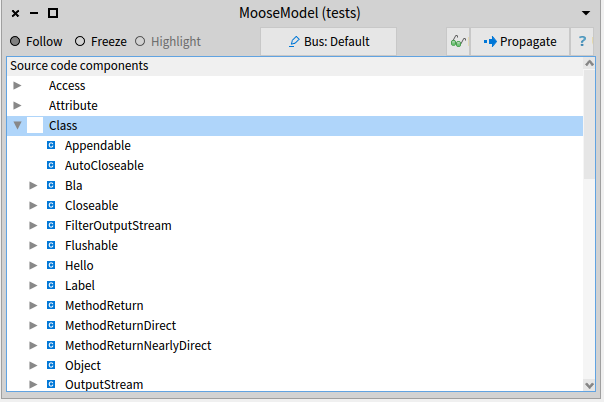 Moose Model Browser